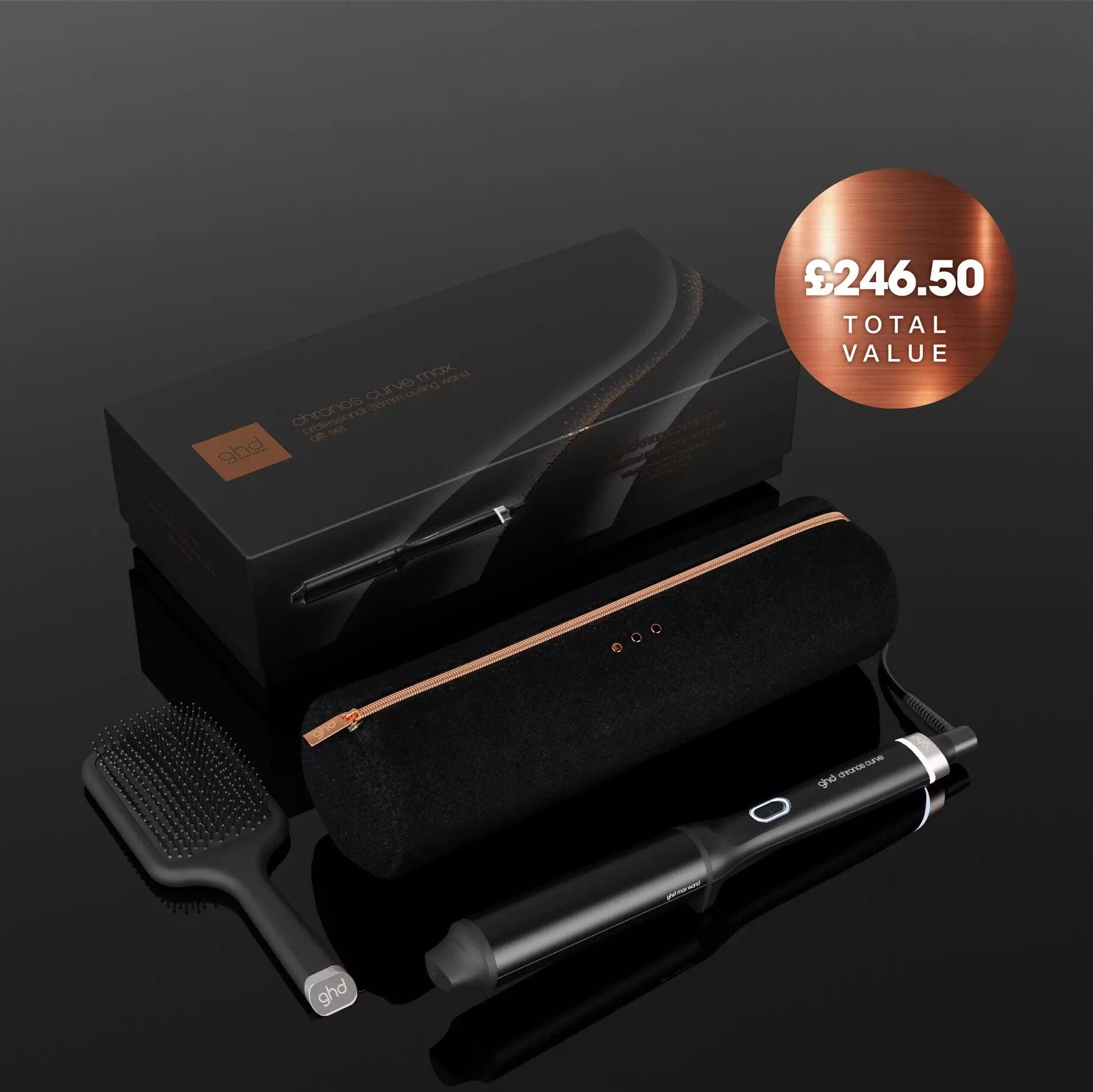ghd Chronos Curve Max Wand Festive Gift Set