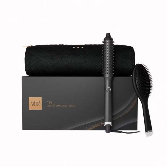 ghd Rise Hot Brush Festive Gift Set In Black