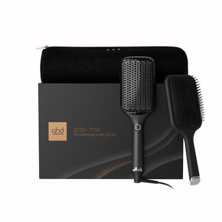 ghd Glide+ Max Hot Brush Festive Gift Set In Black