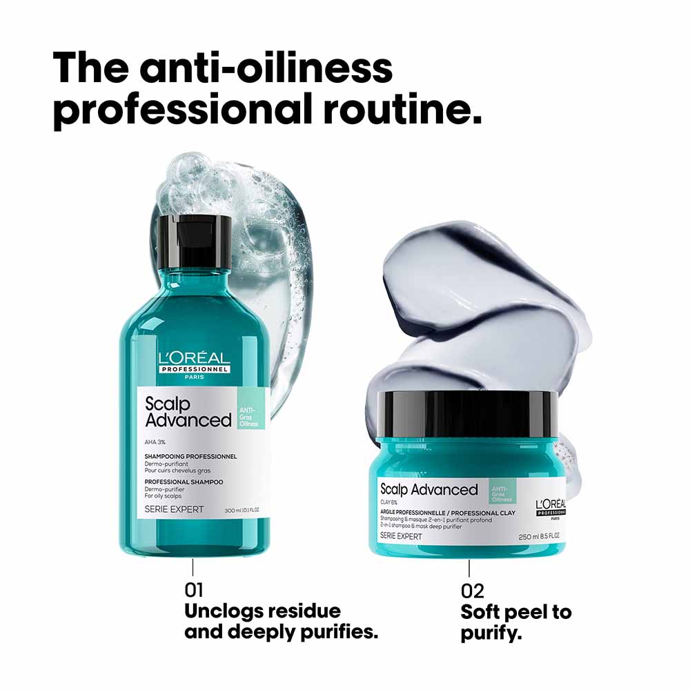 L'Oréal Professionnel Scalp Advanced Anti-Oiliness Dermo Purifier Shampoo 300ml