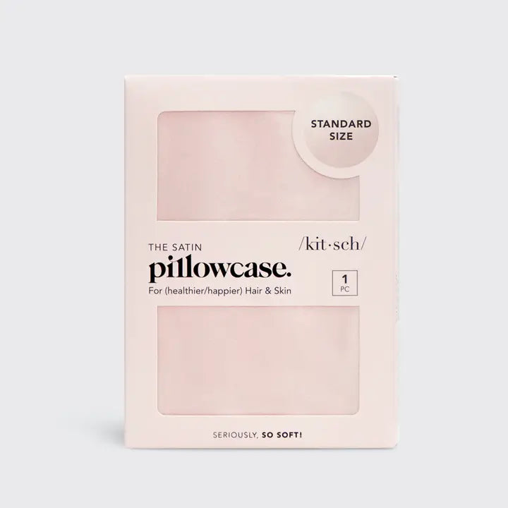 Kitsch Satin Pillowcase Standard - Blush