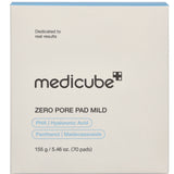 Medicube Zero Pore Pad Mild 70 Pads 155ml