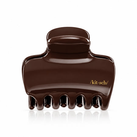 Kitsch Recycled Plastic Puffy Cloud Clip 1pc - Chocolate