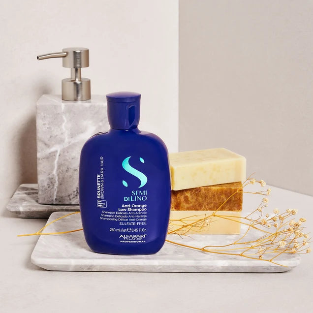 Alfaparf Milano Semi Di Lino Brunette Anti-Orange Low Shampoo 1000ml