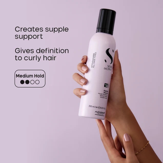 Alfaparf Milano Semi Di Lino Flexible Mousse 250ml