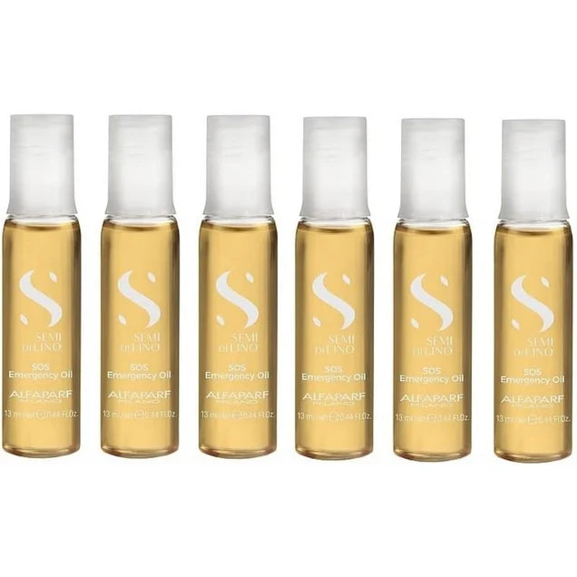 Alfaparf Milano Semi Di Lino Reconstruction SOS Emergency Oil 6 x 13ml