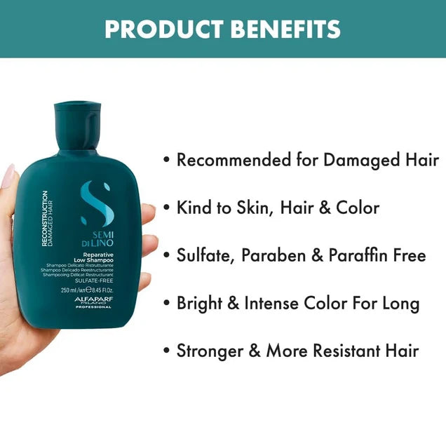 Alfaparf Milano Semi Di Lino Reconstruction Reparative Low Shampoo 250ml