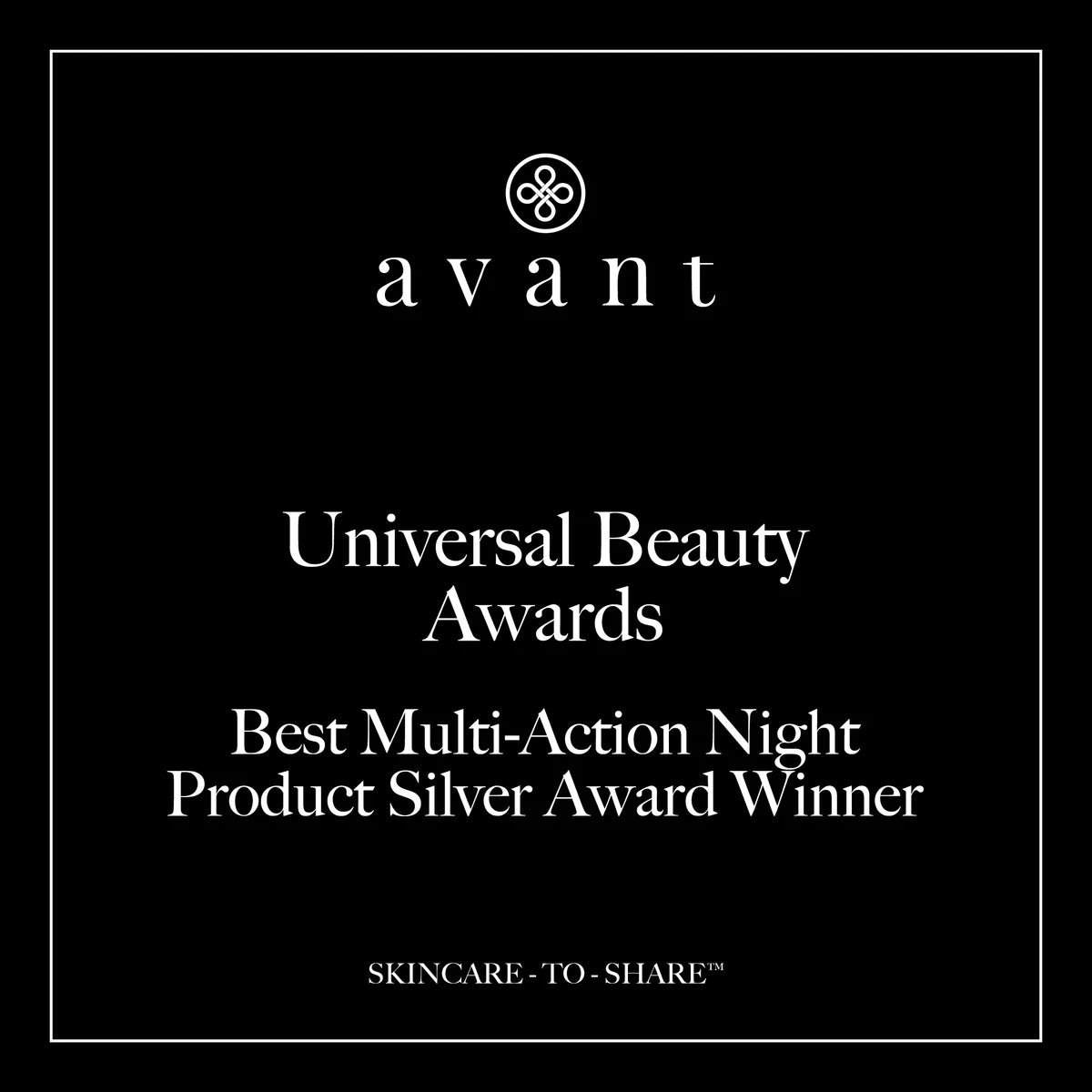 Avant Skincare Deluxe Hyaluronic Acid Vivifying Face & Eye Night Cream 50ml AWARD