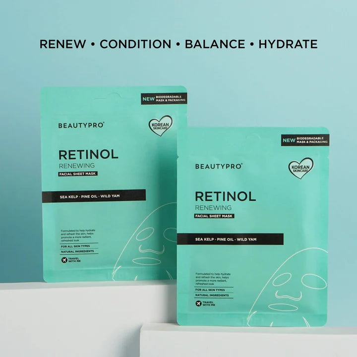 BEAUTYPRO Retinol Sheet Mask Duo