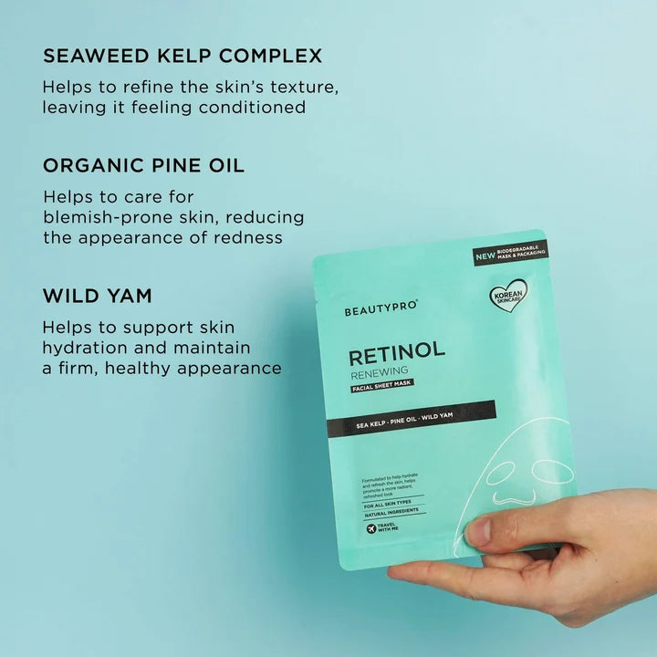 BEAUTYPRO Retinol Sheet Mask Duo