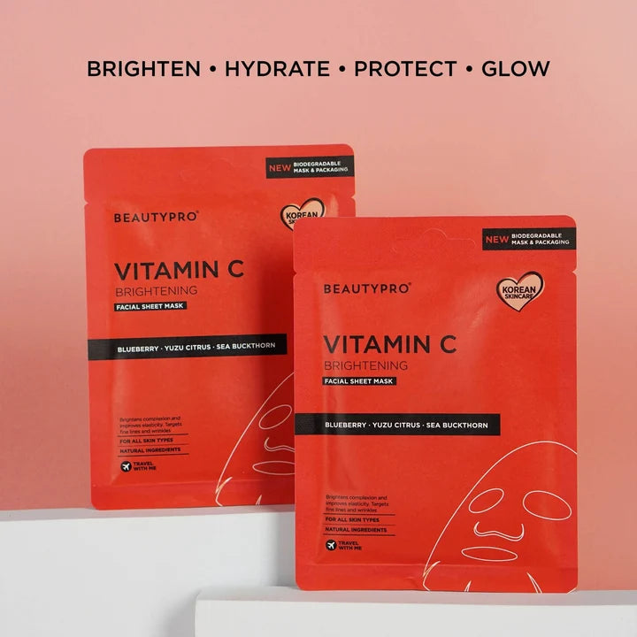 BEAUTYPRO Vitamin C Sheet Mask Duo