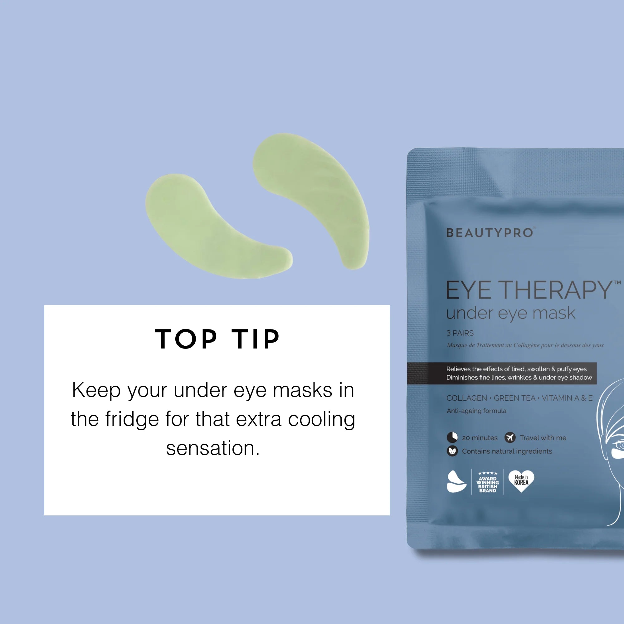BEAUTYPRO Eye Therapy Under Eye Mask (Pack of 3)TOP TIP 