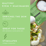 BeautyPro
CICA + NIACINAMIDE Facial Sheet Mask - 100% Biodegradable