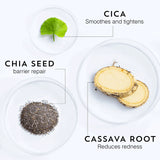 BeautyPro
CICA + NIACINAMIDE Facial Sheet Mask Features