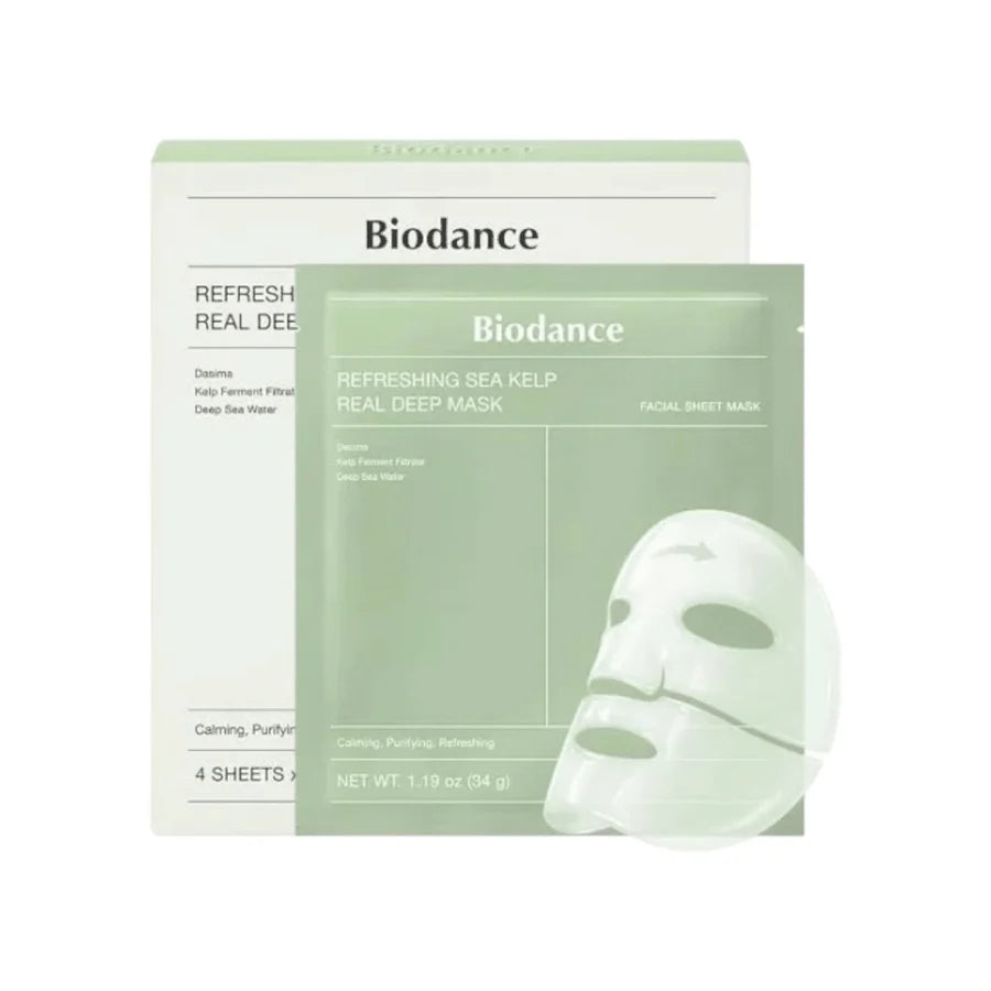 Biodance Refreshing Sea Kelp Real Deep Mask (4 Pack)