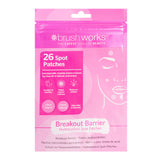 Brushworks Breakout Barrier Hydrocolloid Spot Patches - 26pcs