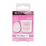 Brushworks Mini Pillow Puffs 6 Pack