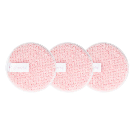 Brushworks Reusable Makeup Remover Pads (Pack of 3)