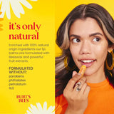Burt's Bees 2x Beeswax & 2x Honey Lip Balms