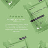 CICA + NIACINAMIDE Facial Mask review