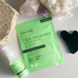 CICA + NIACINAMIDE Facial Sheet Mask - 100% Biodegradable