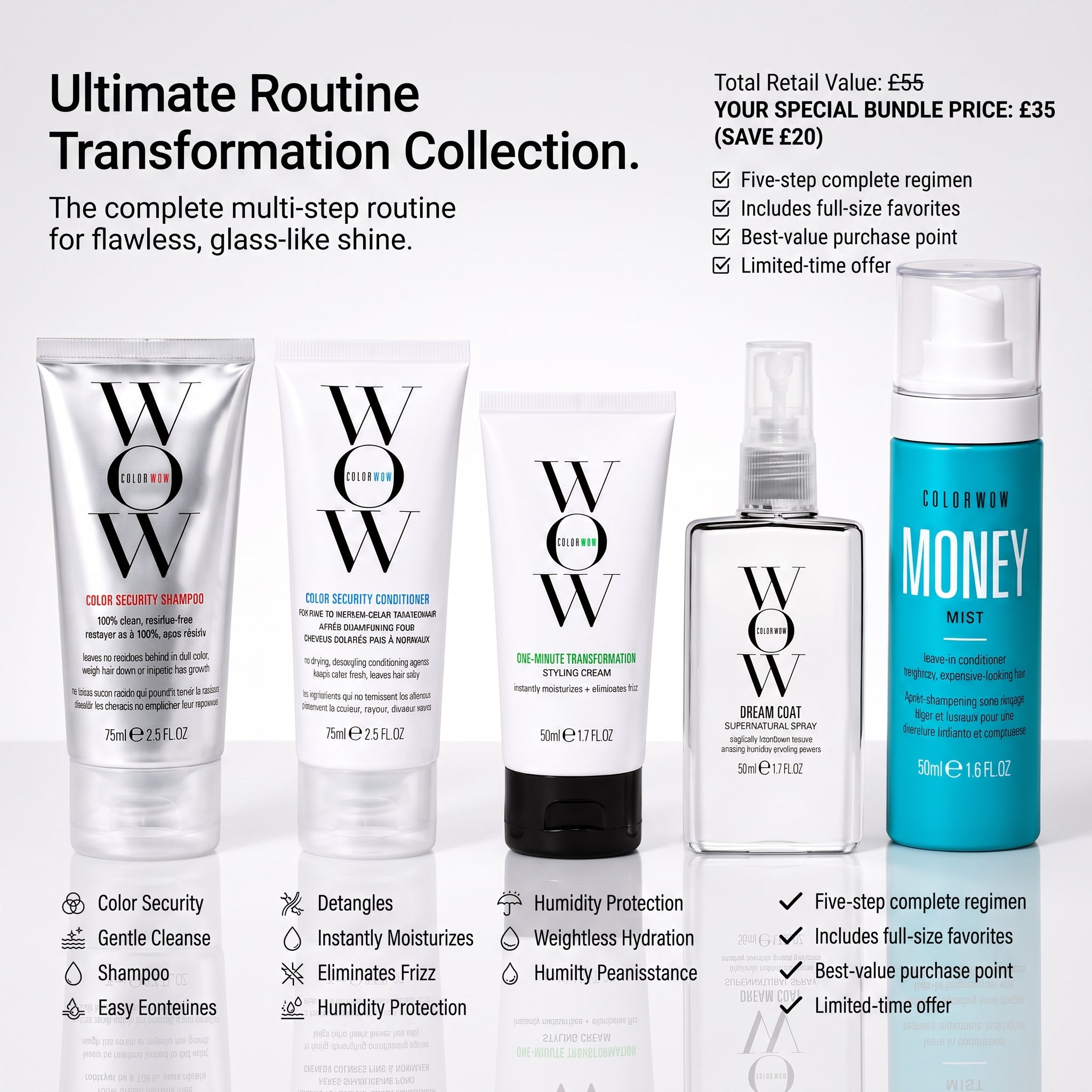Color Wow Ultimate Travel Haircare Bundle