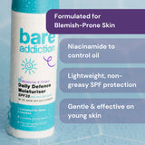 Bare Addiction Daily Defence Moisturiser SPF30 50ml