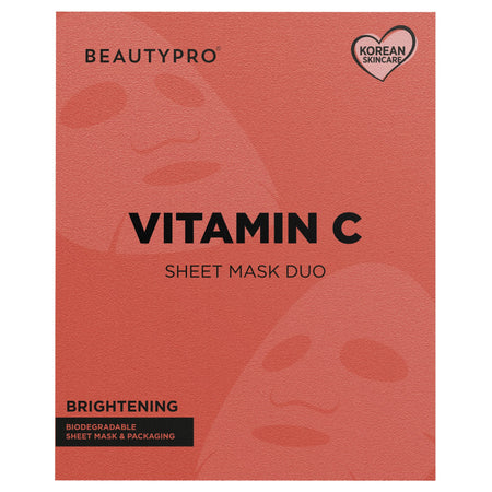 BEAUTYPRO Vitamin C Sheet Mask Duo