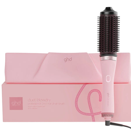GHD Duet Blowdry Professional 2-in-1 Hair Dryer Brush in Dusted Pink
