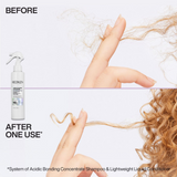 HWS BEAUTY Redken Acidic Bonding Concentrate Lightweight Liquid Conditioner 190ml BEFORE AND AFTER
