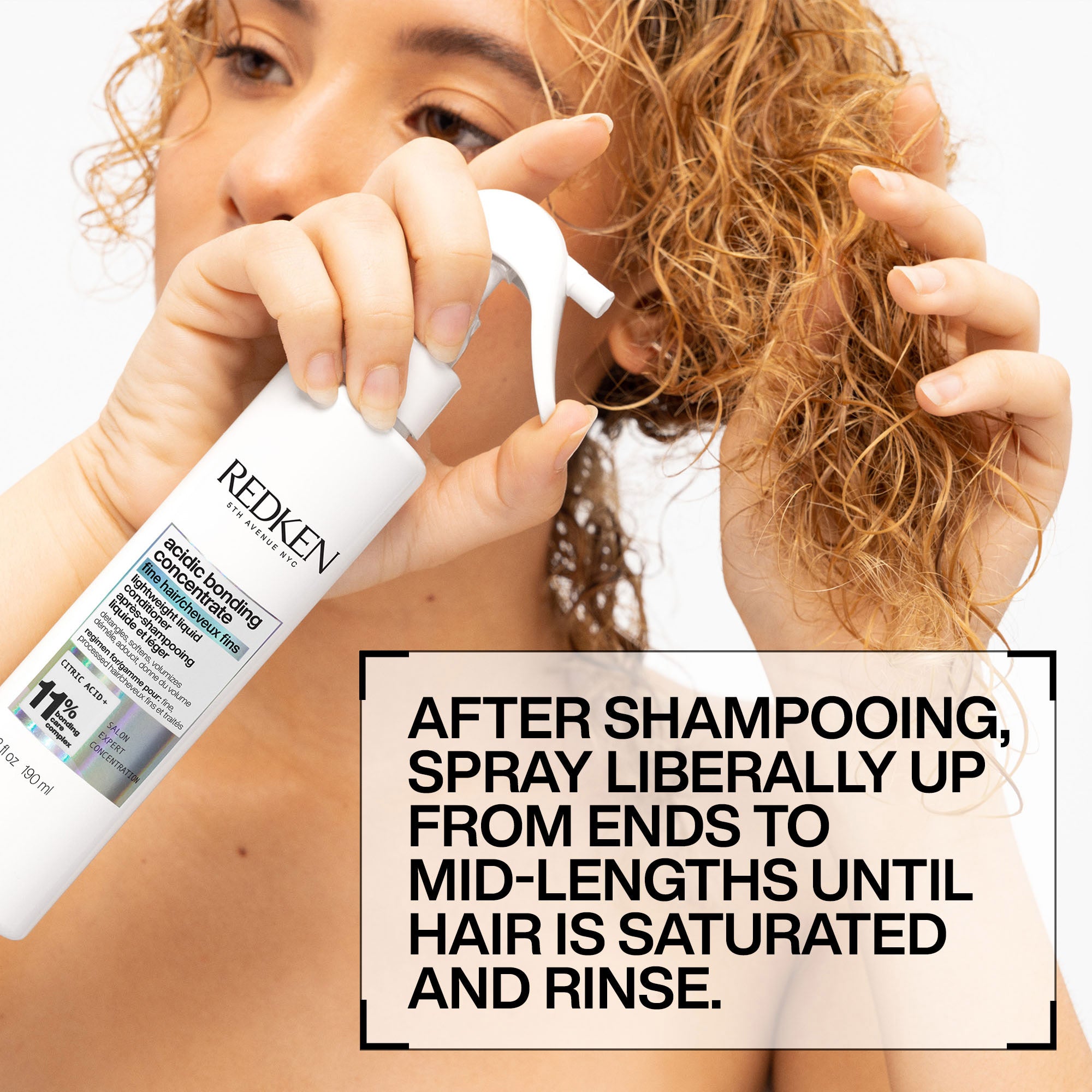 HWS BEAUTY Redken Acidic Bonding Concentrate Lightweight Liquid Conditioner 190ml HOW TO USE