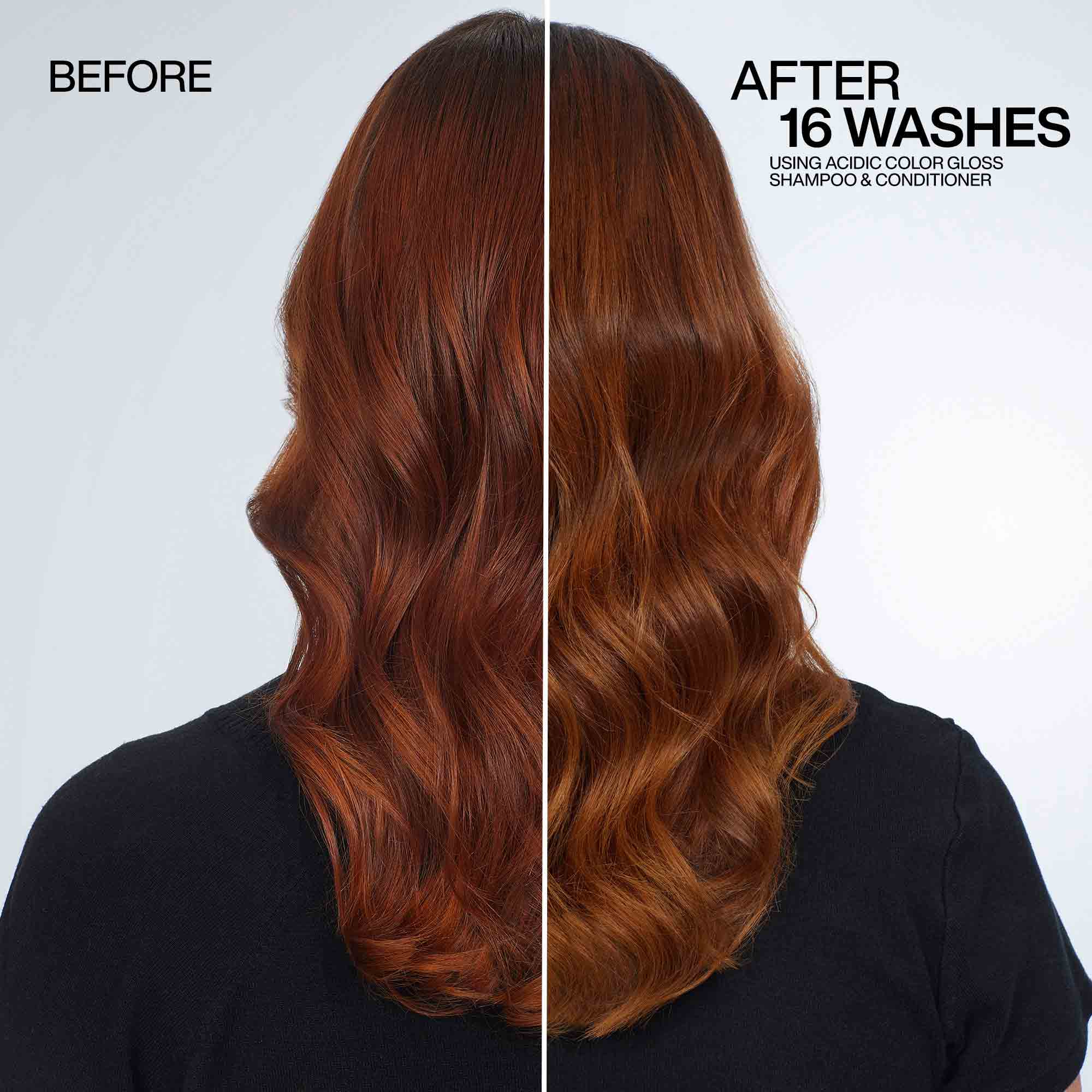 HWS BEAUTY Redken Acidic Color Gloss Conditioner 1000ml before and after