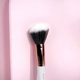Brushworks White & Gold Blush Brush