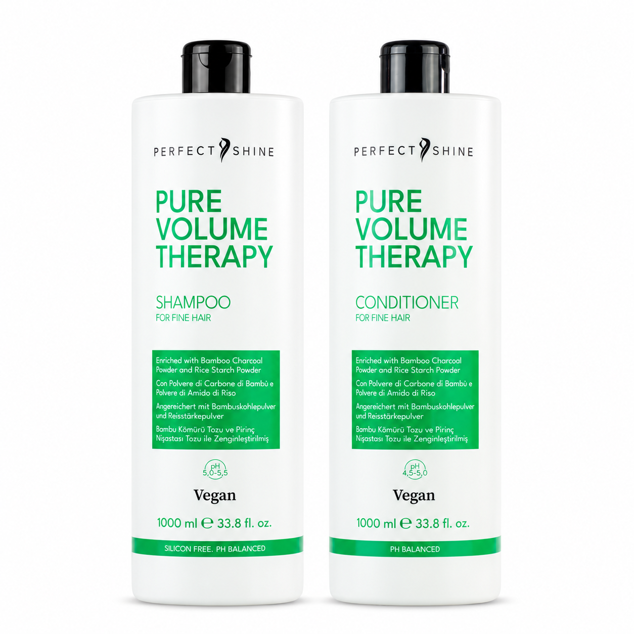 Perfect Shine Pure Volume Therapy Shampoo & Conditioner Bundle