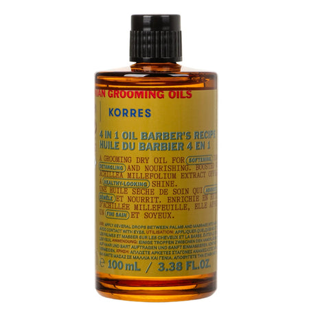 Korres Athenian Grooming 4-In-1 Oil Barber's Recipe 100ml