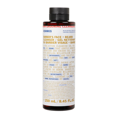 Korres Athenian Grooming Barber's Face + Beard Cleanser 250ml