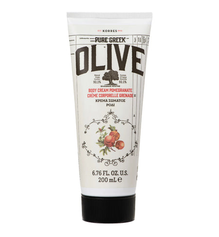Korres Pure Greek Olive Body Cream Pomegranate 200ml