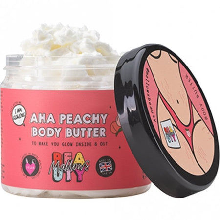 Mallows Beauty AHA Peachy Body Butter 180ml