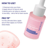 NARAE Pink Pdrn Gloss Serum 30ml how to use