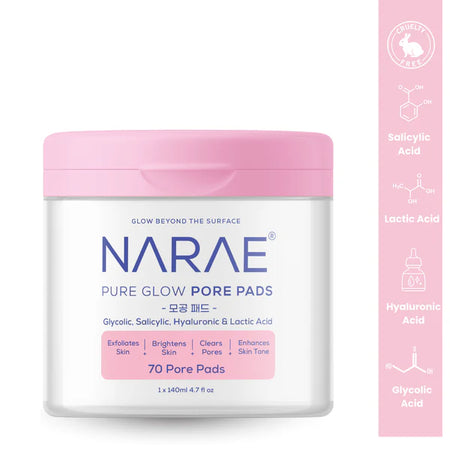 NARAE Pure Glow Pore Pad (70 Pore Pads)