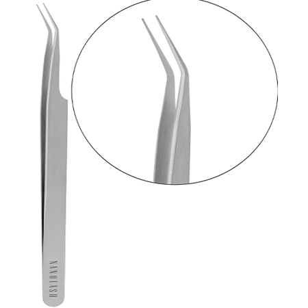 Nanolash Eyelash Tweezer Curved