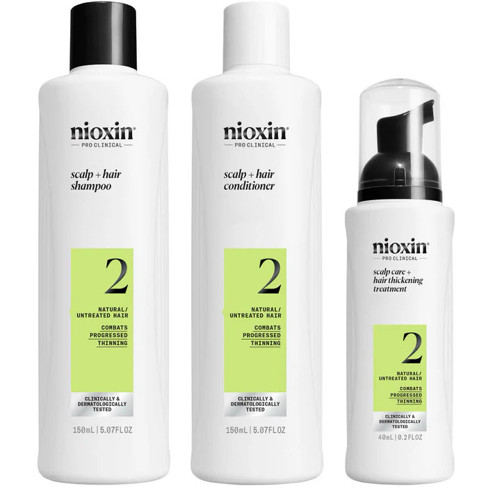 Nioxin 3-Part System 2 Kit for Natural Hair with Progressed Thinning