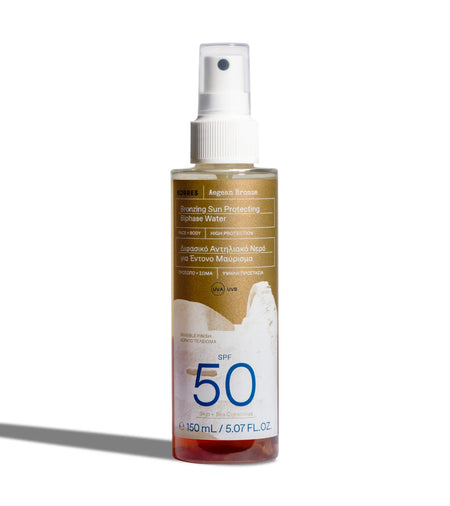 Korres Aegean Bronze Bronzing Sun Protecting Biphase Water 150ml SPF50