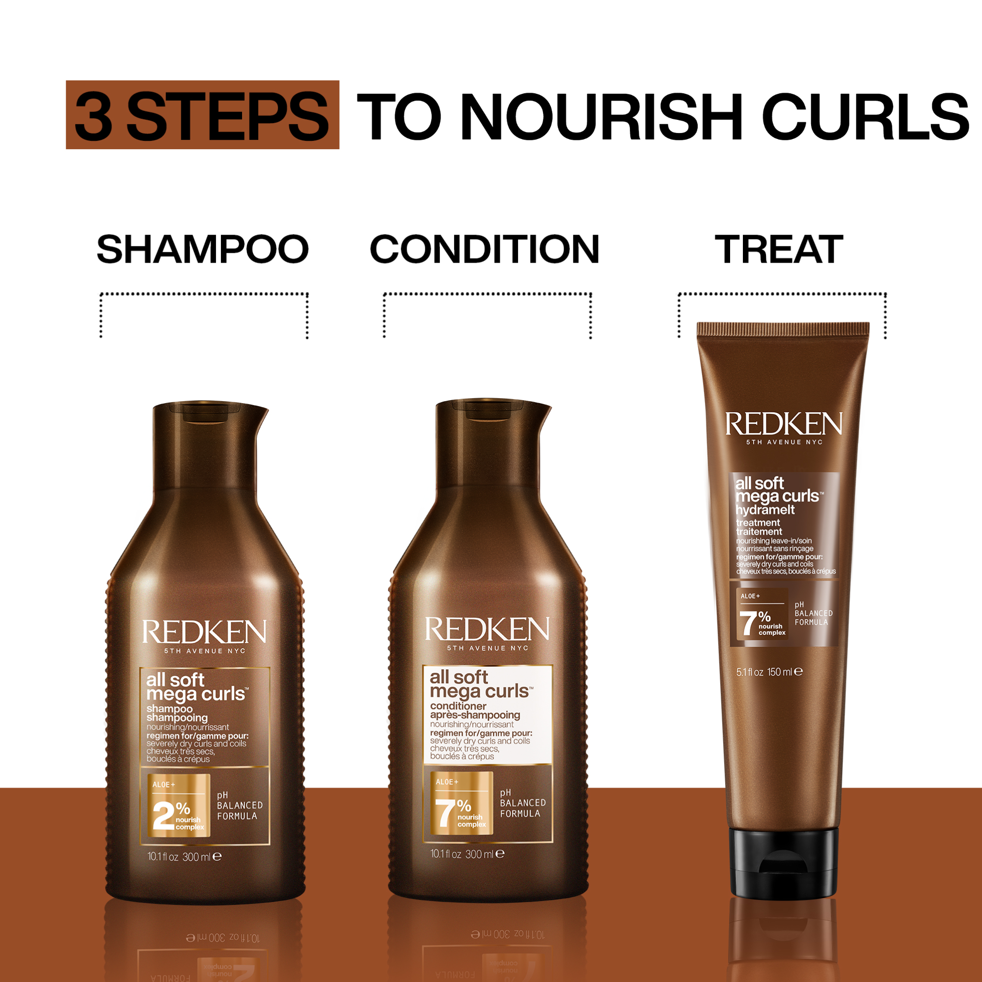 Redken All Soft Mega Curl Shampoo 1000ml