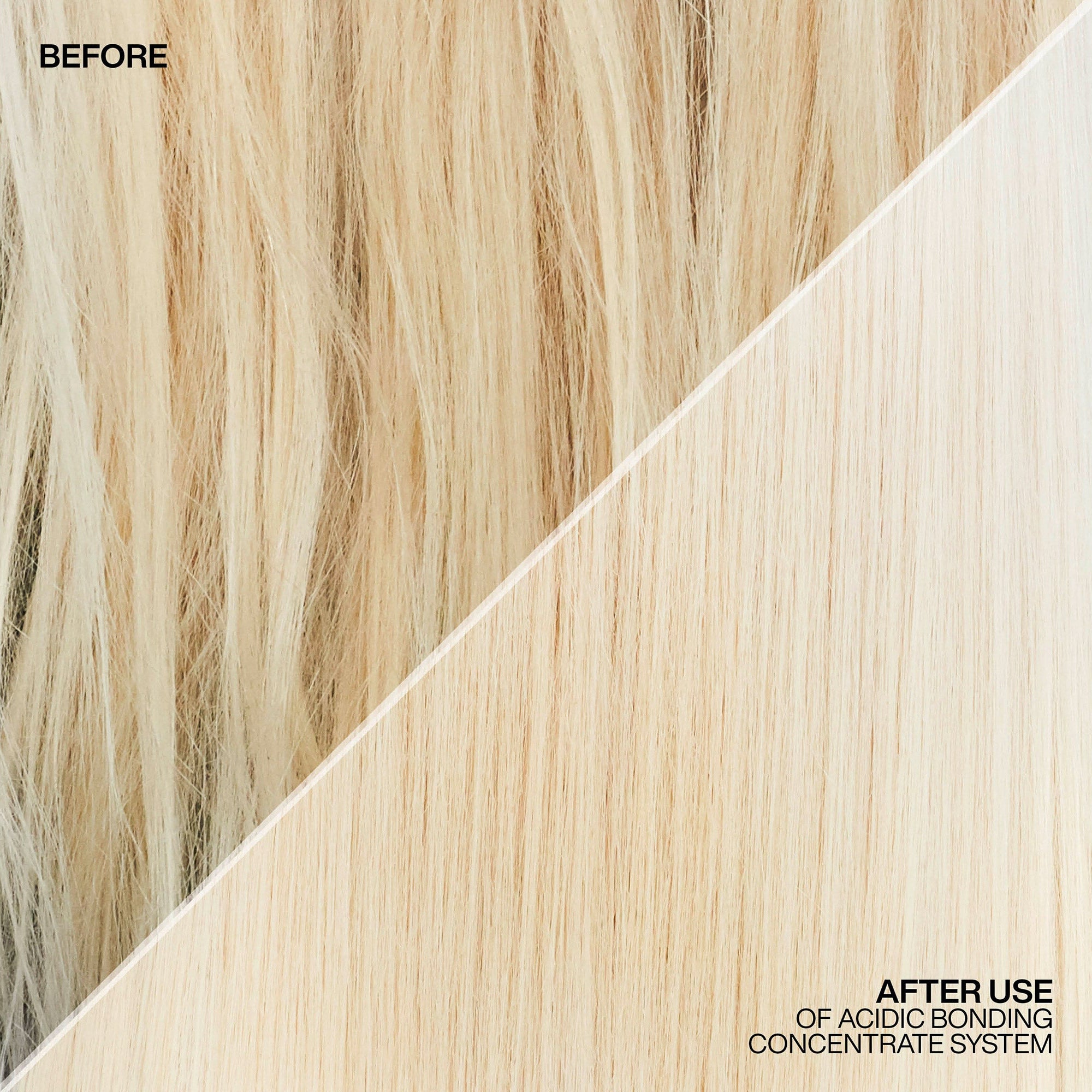 Redken Acidic Bonding Concentrate Shampoo SUPERSIZE BEFORE AND AFTER HWS BEAUTY