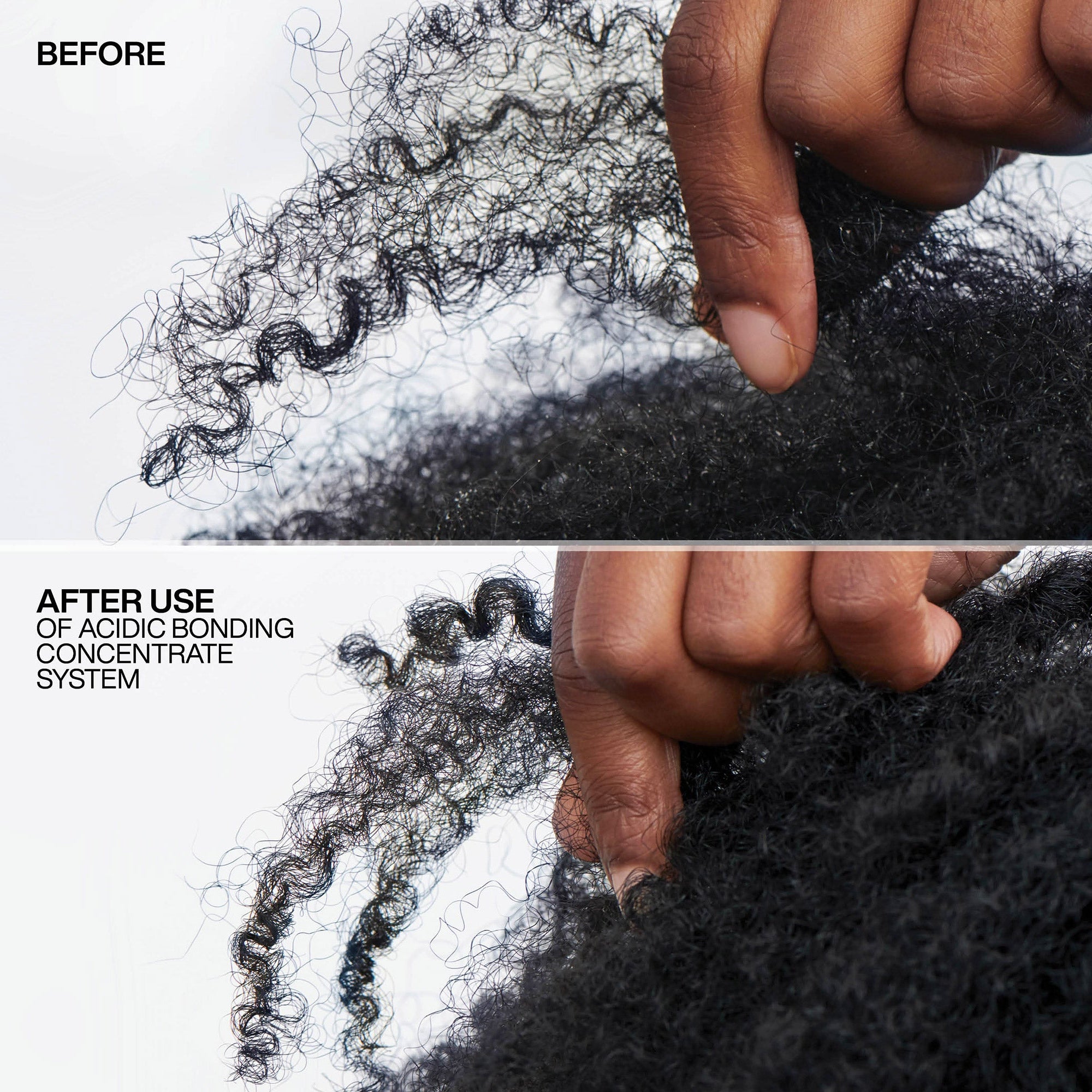 Redken Acidic Perfecting Concentrate Leave-in 150ml before and after