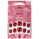 Elegant Touch Colour Nails - Rich Red