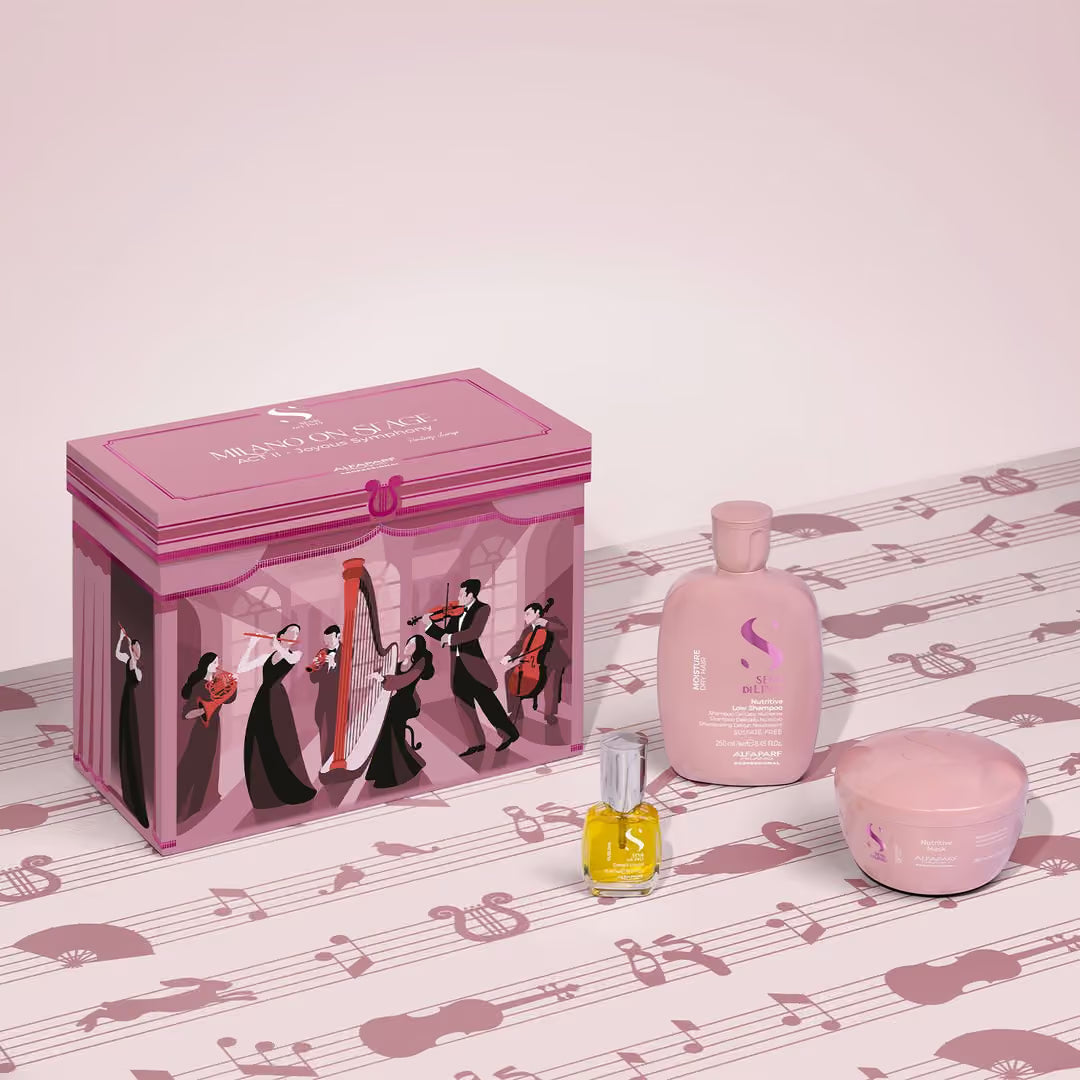 Alfaparf Milano Semi Di Lino Moisture Holiday Kit