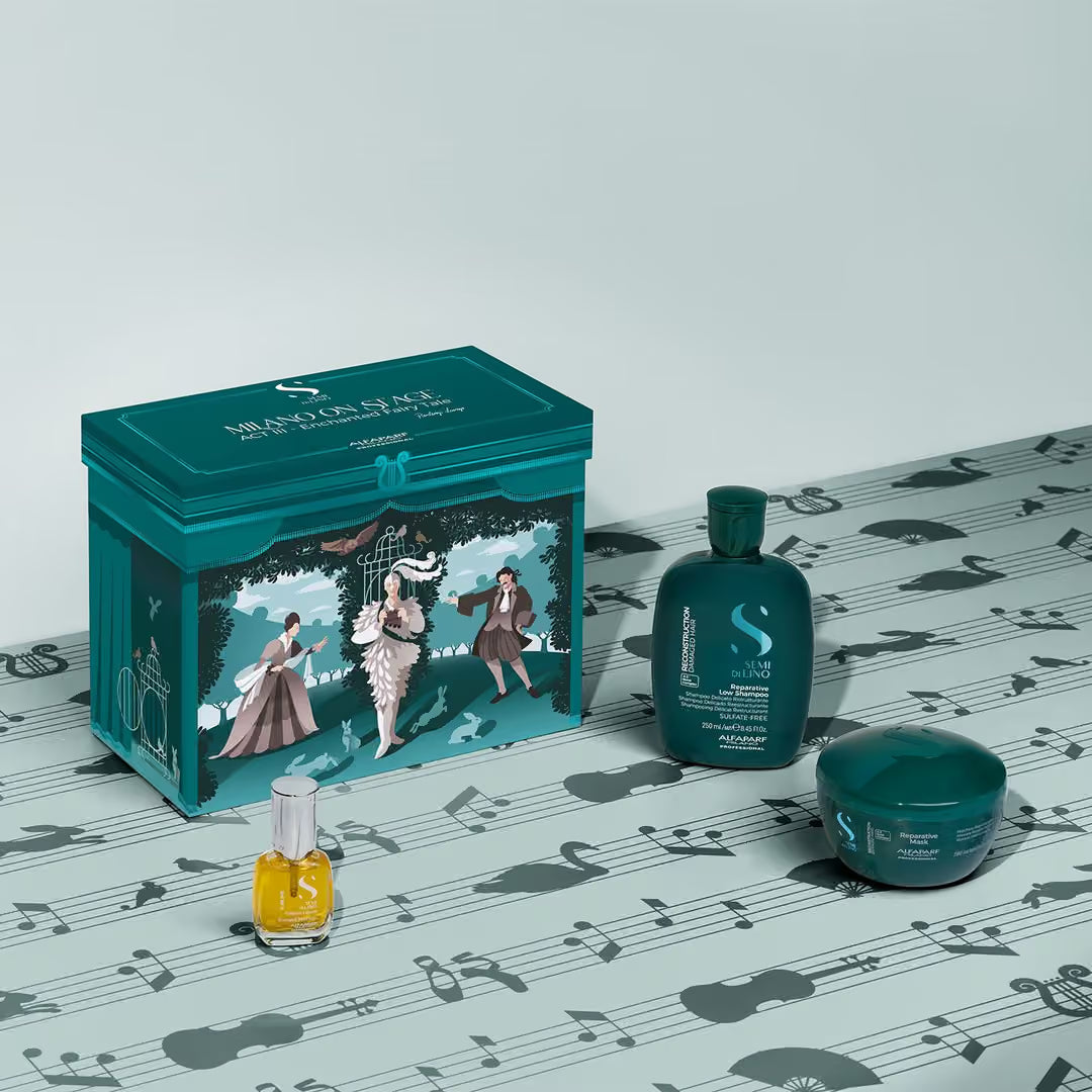 Alfaparf Milano Semi Di Lino Reconstruction Holiday Kit