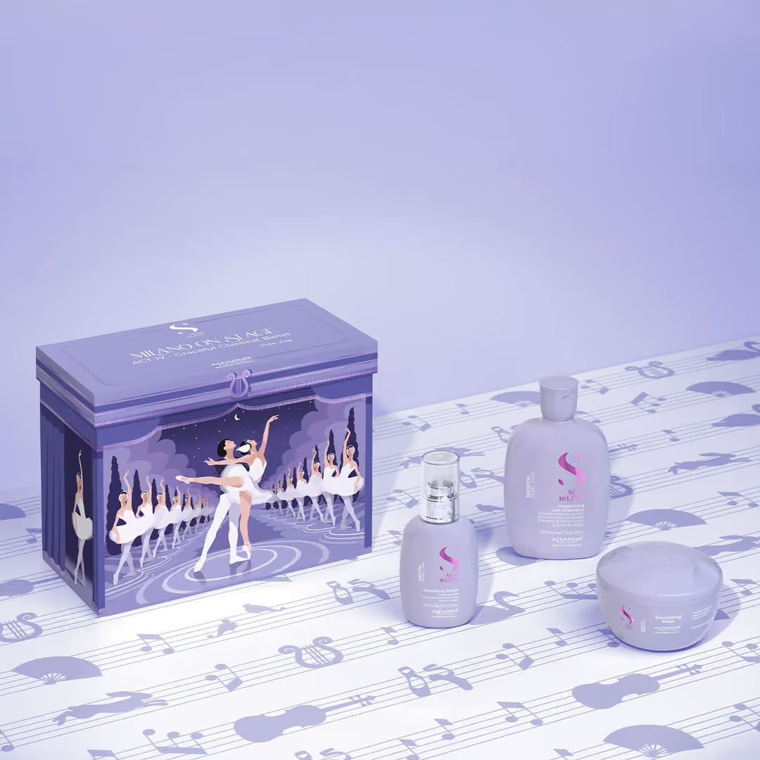 Alfaparf Milano Semi Di Lino Smooth Holiday Kit